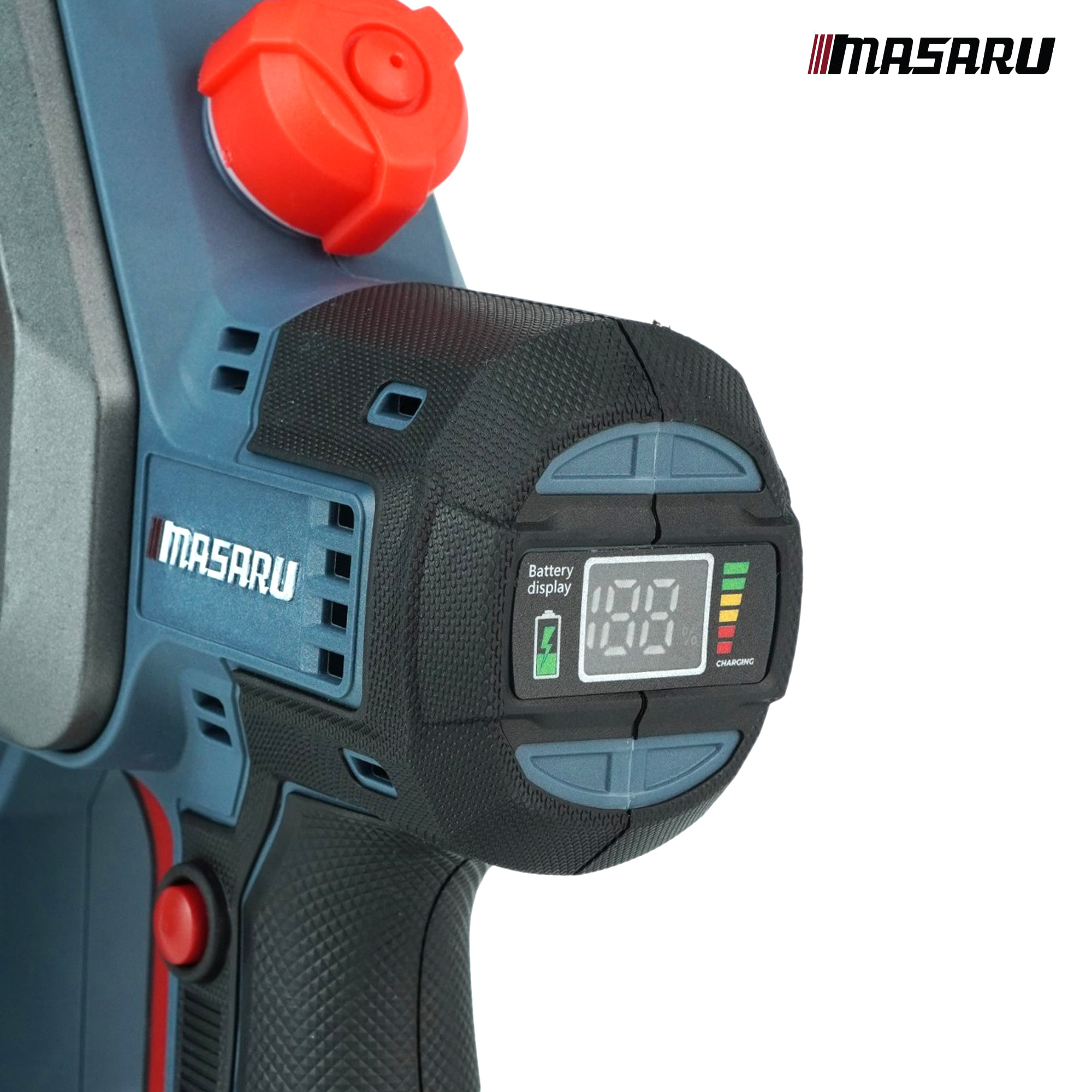 เลื่อยโซ่ไร้สาย (พร้อมแบตเตอรี่และแท่นชาร์จ) MASARU 20V SCS-455 8 นิ้ว_6